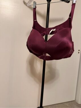 Cacique Smooth Full-Coverage Bra in Deep Plum